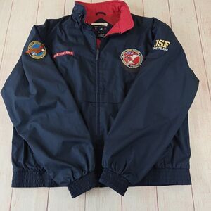 Vintage 90s Boeing BAE System JSF X-32 One Team windbreaker sz XL